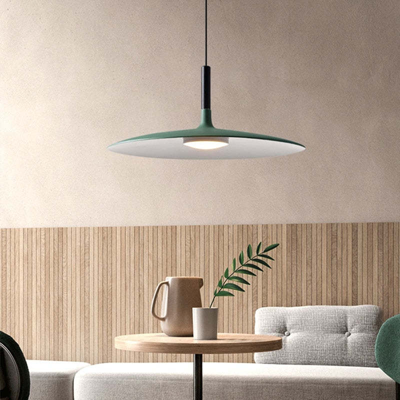 Rava Pendant Light Pan, Plate Shape Modern Design - Lamp Outdoor