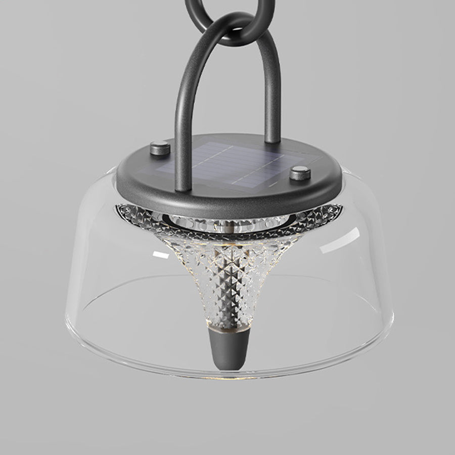 LED Clear Pendant Lights Solar-Powered - Lamp Outdoor