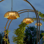 Decorative Ropes Rattan Waterproof LED Modern Solar Outdoor Chandelier - Lamp Outdoor