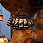 Decorative Ropes Rattan Waterproof LED Modern Solar Outdoor Chandelier - Lamp Outdoor