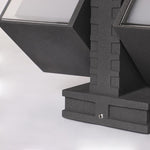 Adjustable Square Lamps Up And Down Lighting Black Outdoor Wall Lights - Lamp Outdoor