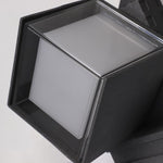 Adjustable Square Lamps Up And Down Lighting Black Outdoor Wall Lights - Lamp Outdoor