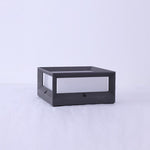 Square Waterproof Black Modern Solar Lights Outdoor Fence Post Lights - Lamp Outdoor