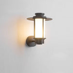 Top Hats Shape Aluminum LED Waterproof Black Retro Outdoor Wall Lights - Lamp Outdoor