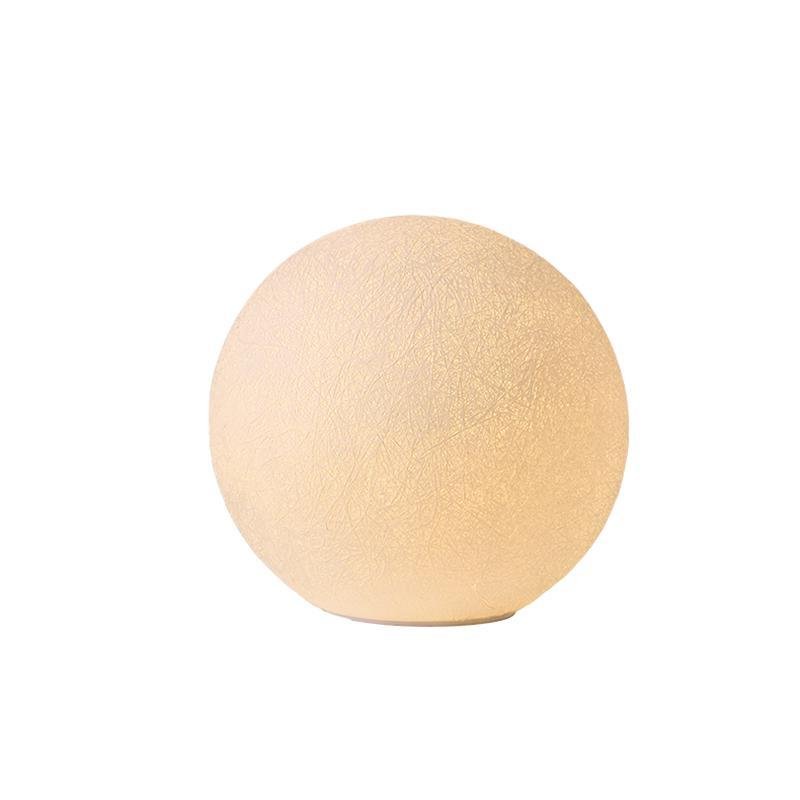 Resin Round Ball Moon LED Waterproof White Modern Outdoor Light Fence Lights - Lamp Outdoor