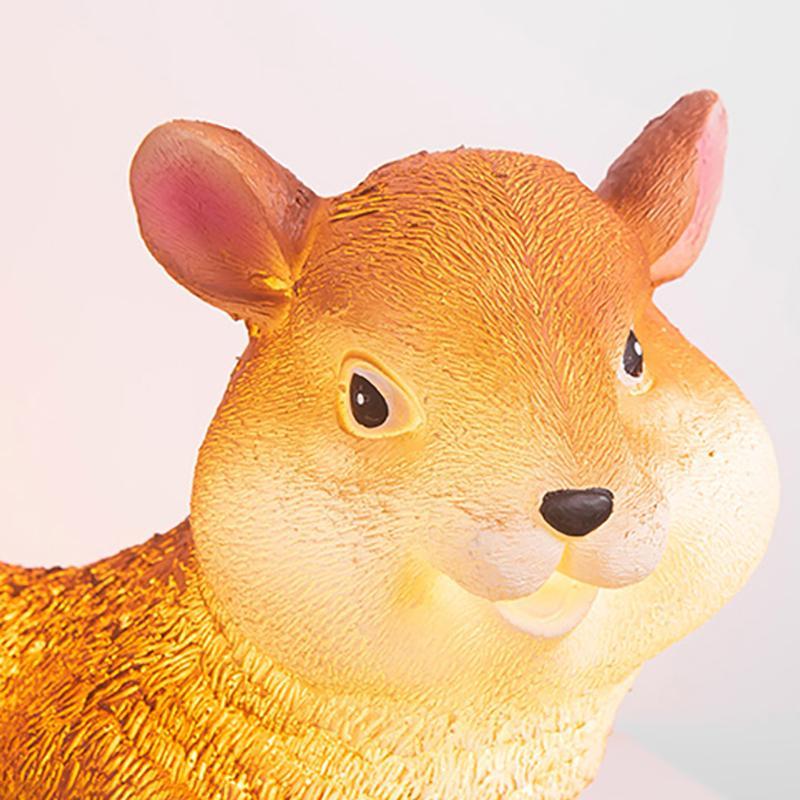 Resin Squirrel Outdoor Garden Light Modern LED Waterproof Landscape Lighting - Lamp Outdoor