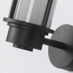 Top Hats Shape Aluminum LED Waterproof Black Retro Outdoor Wall Lights - Lamp Outdoor
