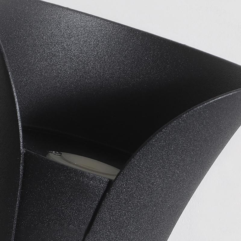 Curved LED Up and Down Lighting Waterproof Modern Outdoor Wall Lights - Lamp Outdoor