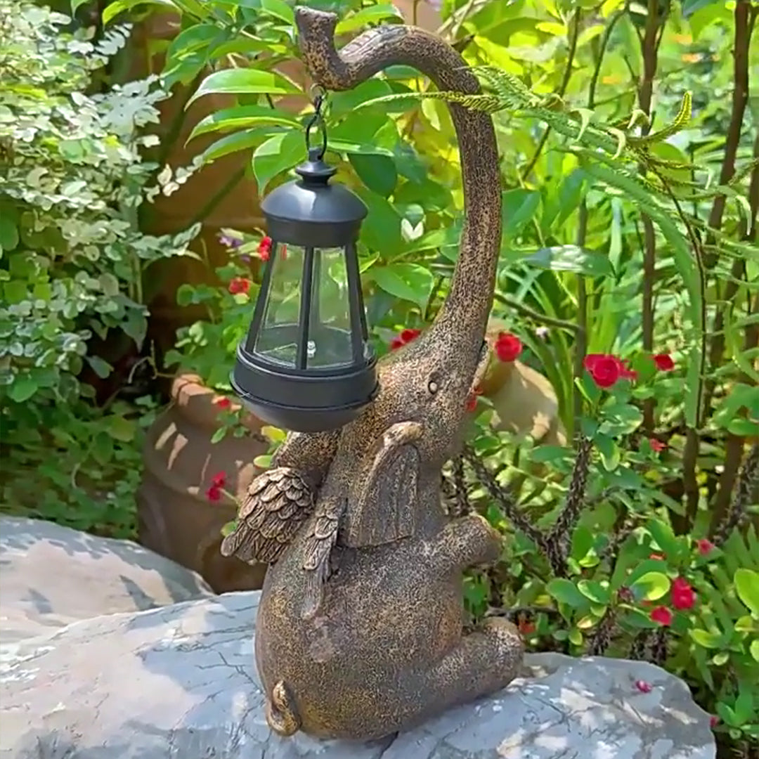 Resin Garden Solar Animal Lights - Lamp Outdoor