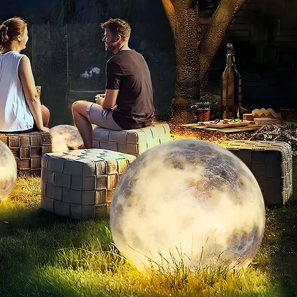 Dreamy Moon Lawn Light Waterproof Glass Luminous Outdoor Lamp - Lamp Outdoor