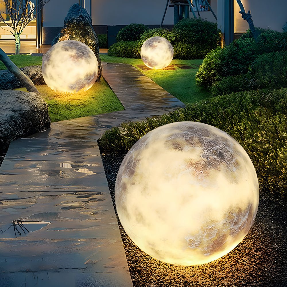 Dreamy Moon Lawn Light Waterproof Glass Luminous Outdoor Lamp - Lamp Outdoor
