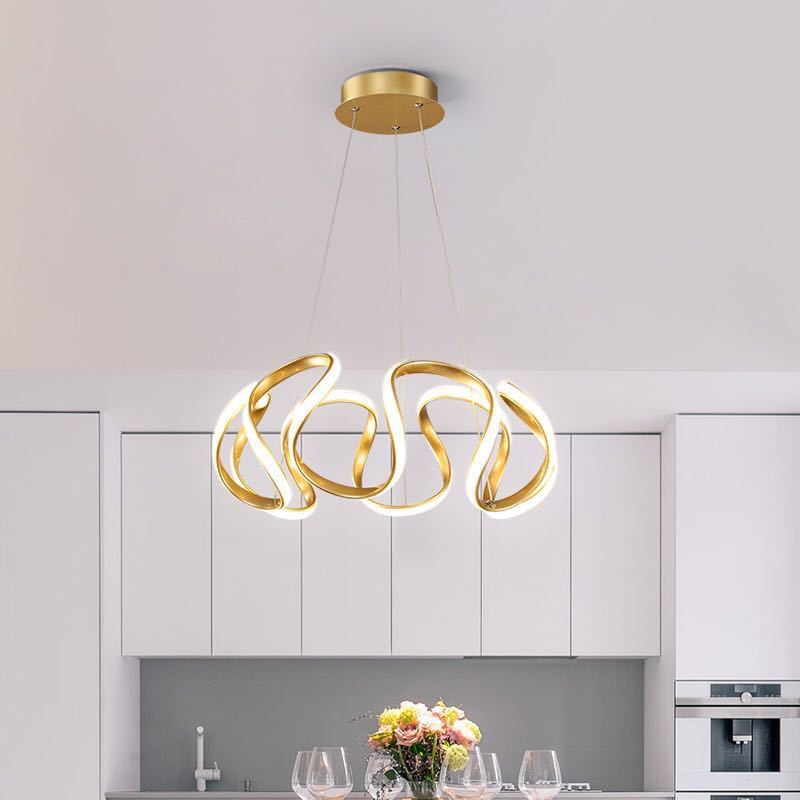 Clyra Modern Irregular Flower Pendant Light, 3 Colors - Lamp Outdoor