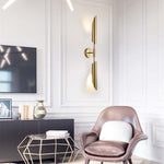 Phira Luxury Double-head Golden Scabbard Wall Lamp - Lamp Outdoor