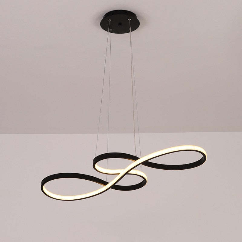Durell Musical Note Pendant Light, Black & Gold - Lamp Outdoor