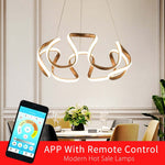 Clyra Modern Irregular Flower Pendant Light, 3 Colors - Lamp Outdoor