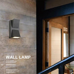 Vexto Modern Black Metal LED Outdoor Wall Lamp - Lamp Outdoor
