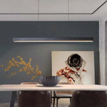 Thala Modern Linear Metal LED Pendant Light Black/Brown - Lamp Outdoor