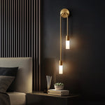 Rime Modern Wall Sconce for Bedeside Gold 2 PCS - Lamp Outdoor
