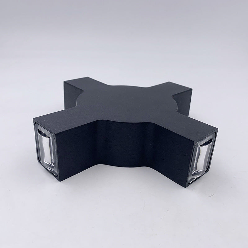 Creative Starlight Decorative LED Waterproof Black Modern Wall Lamp - Lamp Outdoor