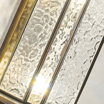 Elegant Brass Glass Lantern Copper Outdoor Wall Light - Lamp Outdoor