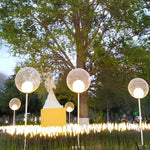Elegant Dandelion Sphere Outdoor Pole Light LED Garden Lighting - Lamp Outdoor