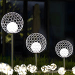 Elegant Dandelion Sphere Outdoor Pole Light LED Garden Lighting - Lamp Outdoor