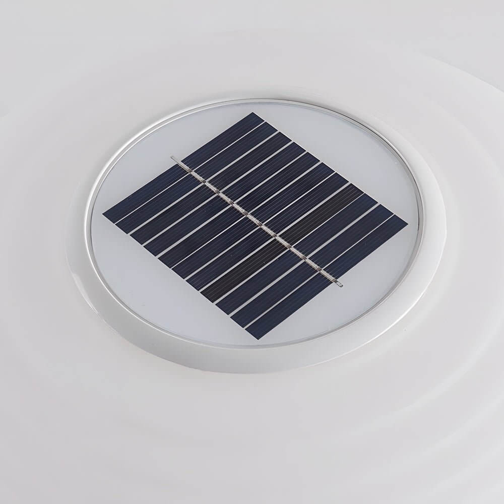 Elegant Solar Powered Post Light LED Spiral Design Lamp with 3 Color Temperatures and IP65 Waterproof - Lamp Outdoor