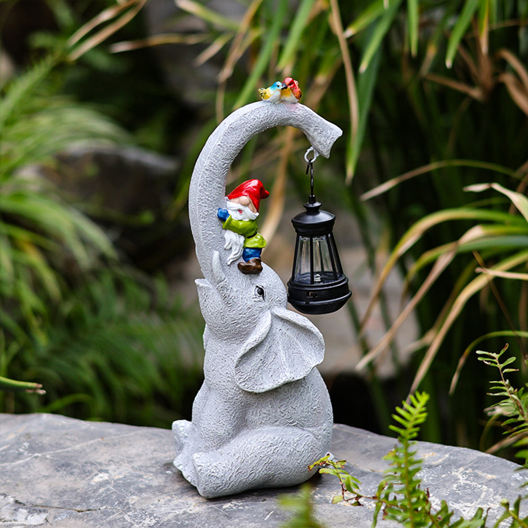 Resin Garden Solar Animal Lights - Lamp Outdoor