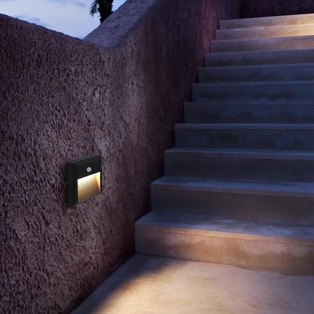 Embedded Motion Sensor Design LED Step Light for Courtyard Terrace Garden - Lamp Outdoor