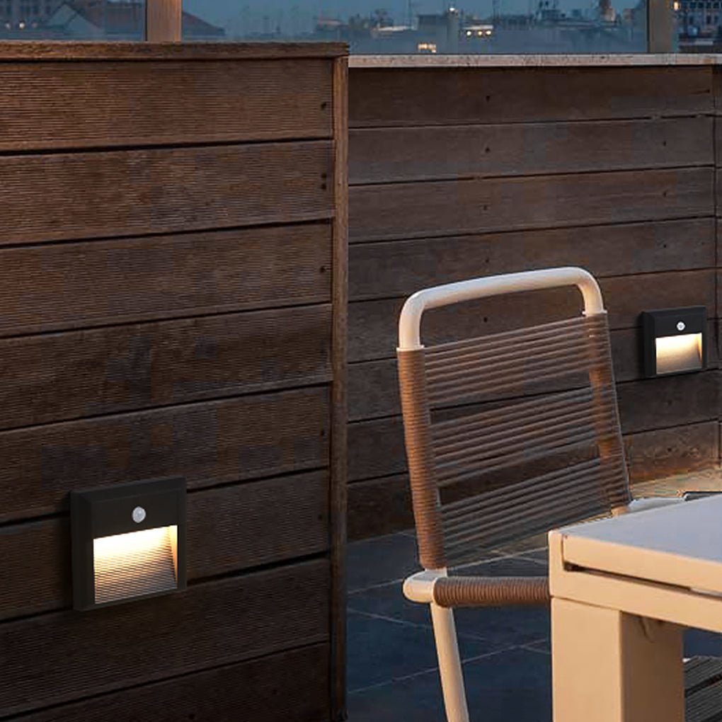 Embedded Motion Sensor Design LED Step Light for Courtyard Terrace Garden - Lamp Outdoor