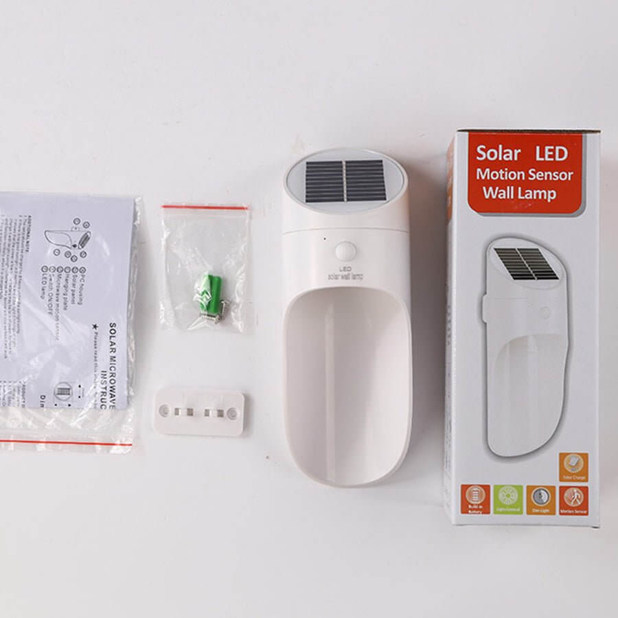 European Style Outdoor Solar LED Wall Lamp Eco-friendly Garden Lighting - Lamp Outdoor