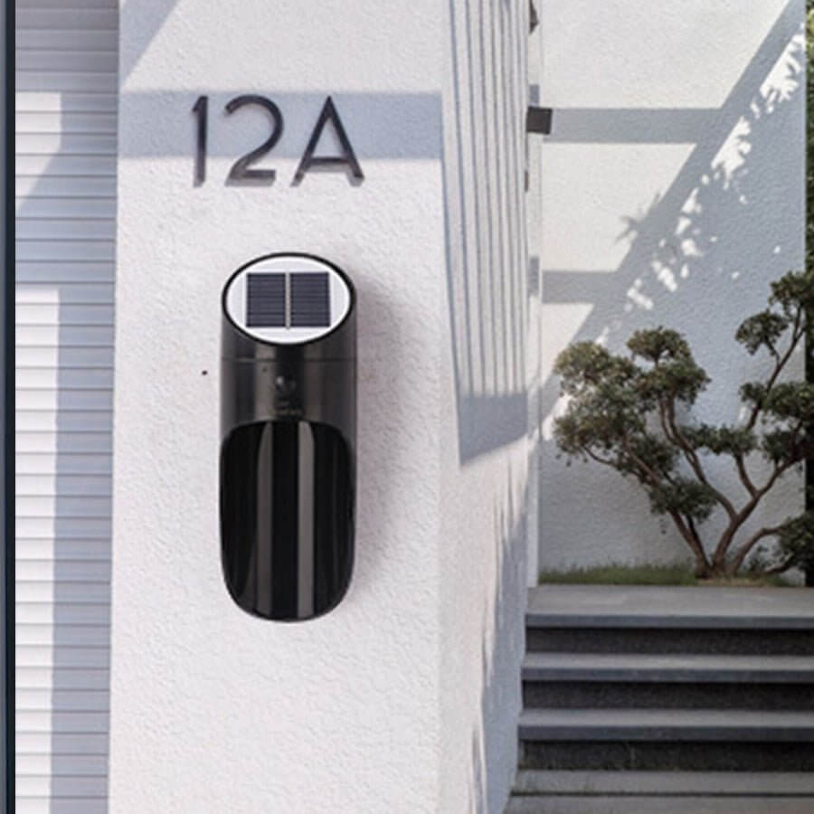 European Style Outdoor Solar LED Wall Lamp Eco-friendly Garden Lighting - Lamp Outdoor