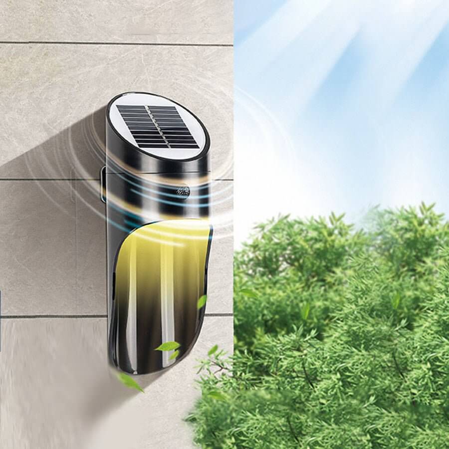 European Style Outdoor Solar LED Wall Lamp Eco-friendly Garden Lighting - Lamp Outdoor