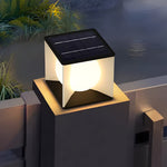 Square Stainless Steel Outdoor Waterproof a pillar lights with Acrylic Lampshade - Lamp Outdoor