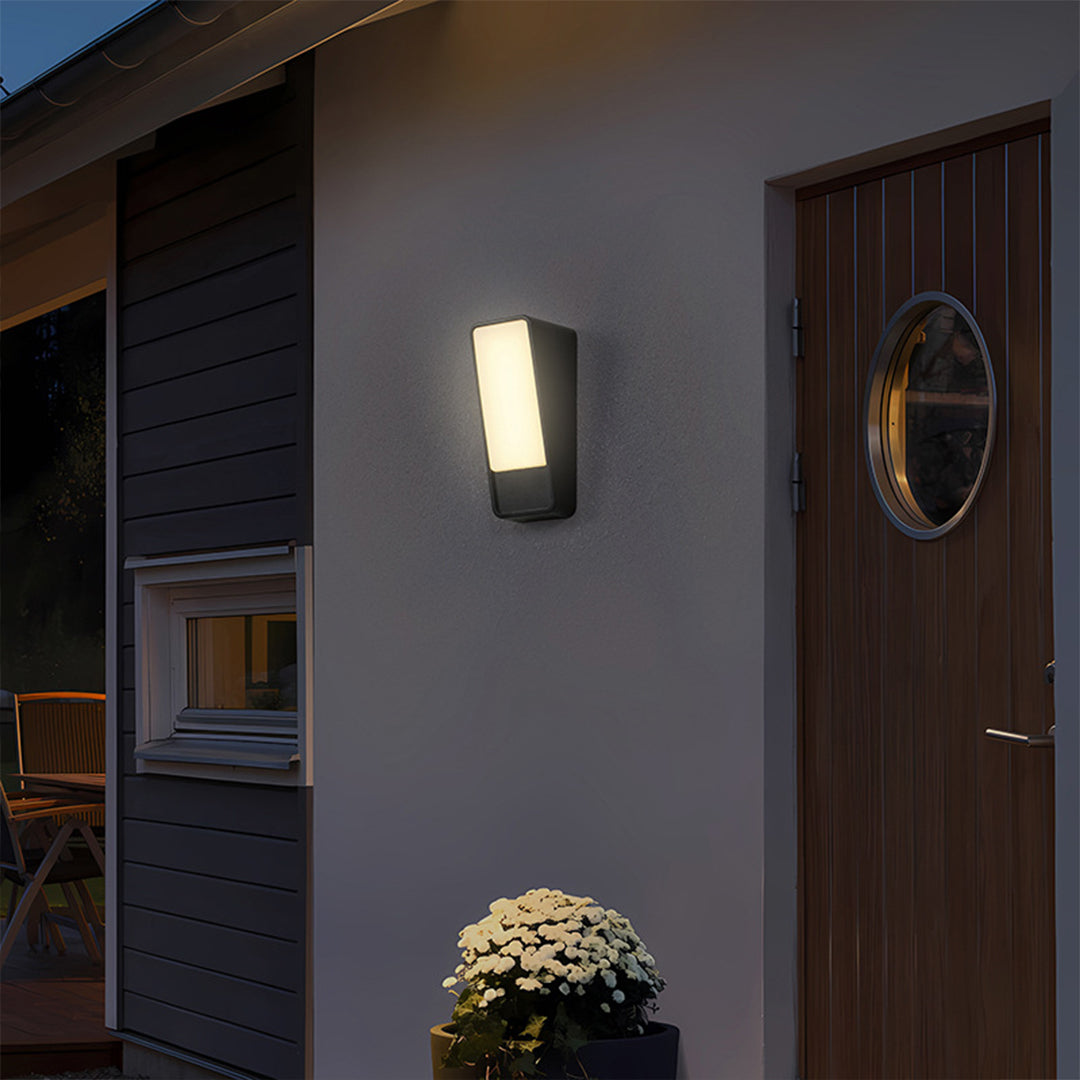 Square Aluminum Led Wall Light Outdoor Waterproof - Lamp Outdoor