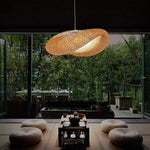 Rinwa Natural Pendant Light for Dining Room/Kitchen Island, Bamboo - Lamp Outdoor