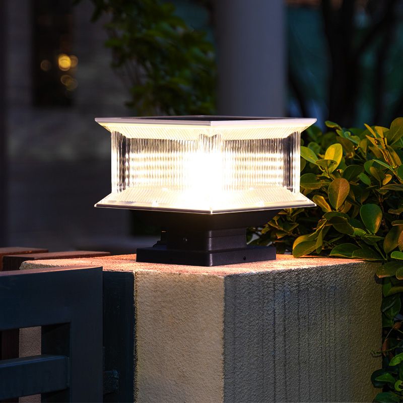 Ray LED Rectangular Metal Acrylic Outdoor Lamp - Lamp Outdoor