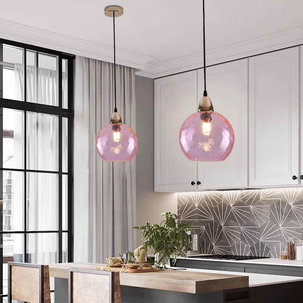 Water Ripple Glass Pendant Lights - Lamp Outdoor