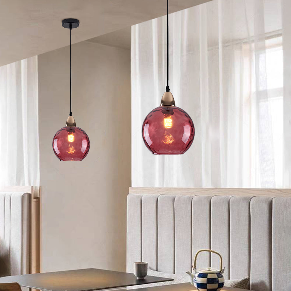 Water Ripple Glass Pendant Lights - Lamp Outdoor