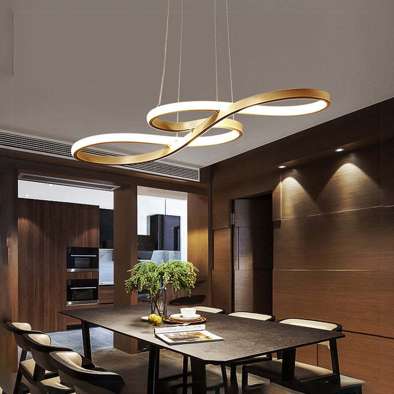 Durell Musical Note Pendant Light, Black & Gold - Lamp Outdoor