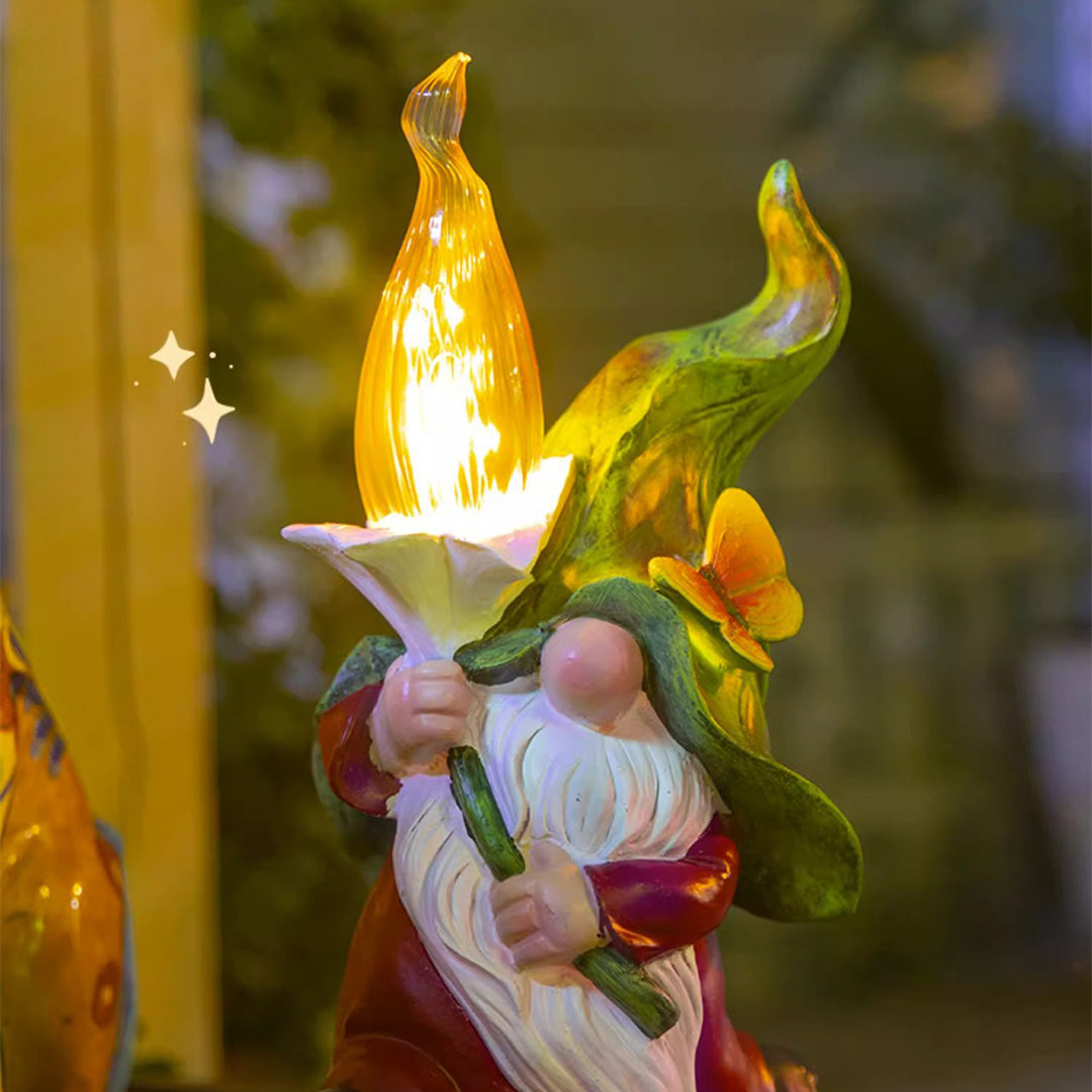 Resin Solar Gnomes Garden Lights - Lamp Outdoor