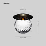 Melo Wall Lamp Chic Sphere Glass - Lamp Outdoor