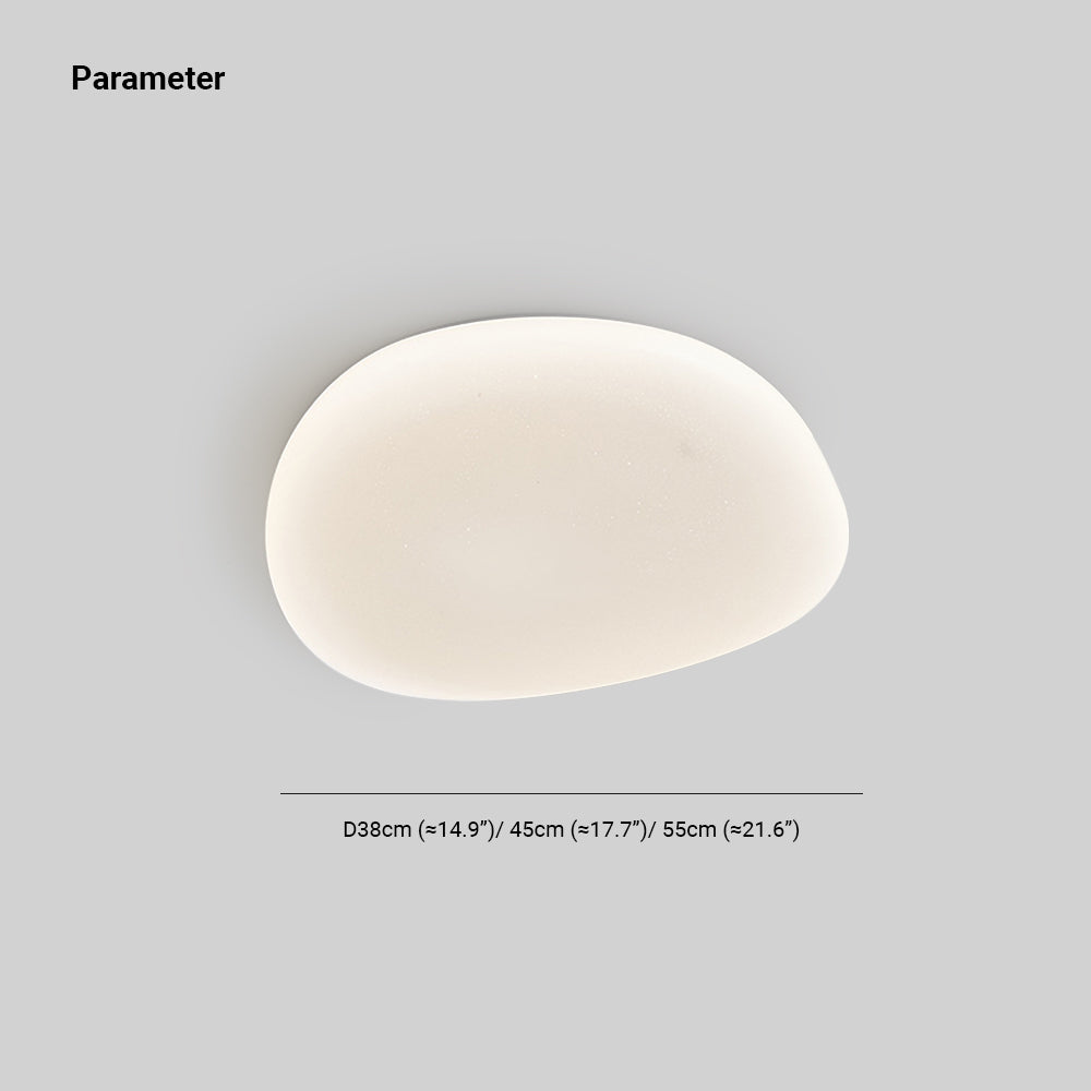Sayu Flush Mount Ceiling Light, Pebbles Shape - Lamp Outdoor