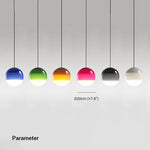 Edith Colorful Glass Pendant Light - Lamp Outdoor