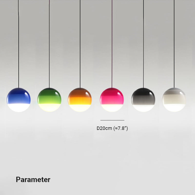 Edith Colorful Glass Pendant Light - Lamp Outdoor