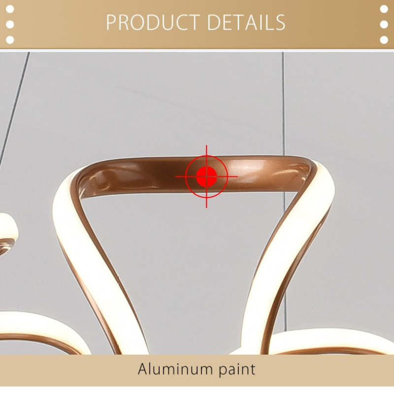 Clyra Modern Irregular Flower Pendant Light, 3 Colors - Lamp Outdoor