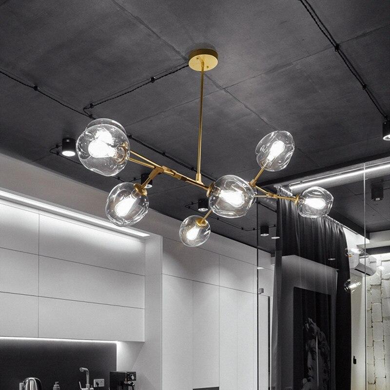 Kirae Nordic Modern Glass Pendant Light Clear Bubble - Lamp Outdoor