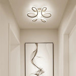 Fael Modern Flower Shape Metal Ceiling Light, Black/White, Hallway - Lamp Outdoor