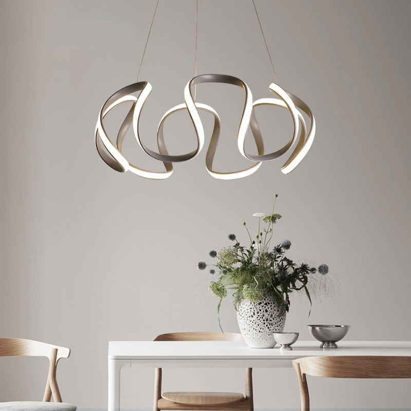 Clyra Modern Irregular Flower Pendant Light, 3 Colors - Lamp Outdoor
