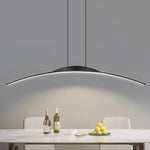 Floa Minimalist Linear Metal Remote Control Pendant Light - Lamp Outdoor